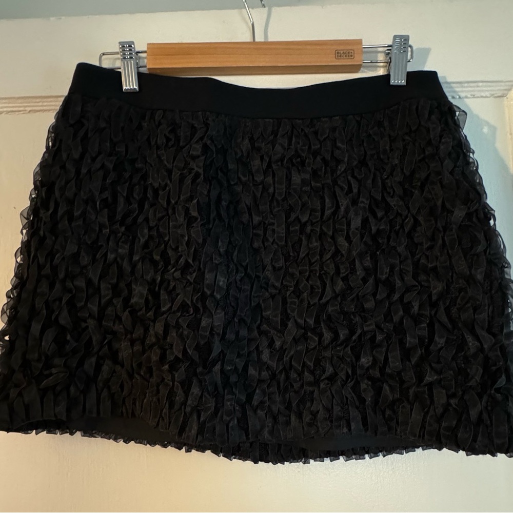J. Crew Vintage Black Mini Skirt